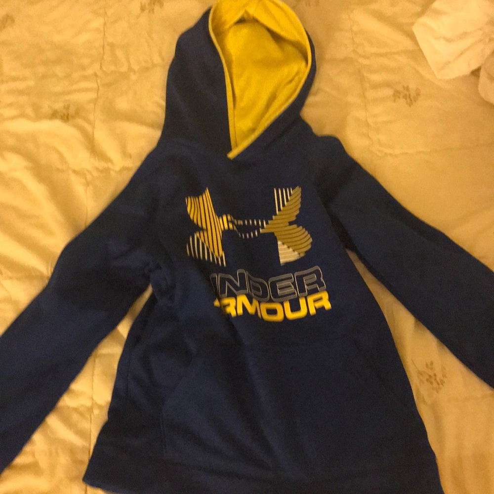 Blue and Yellow Coldgear Hoodie